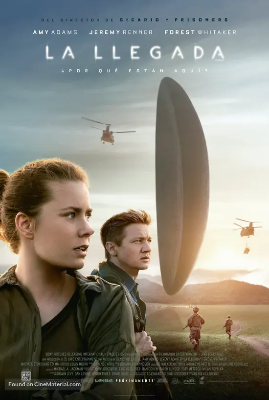 Arrival - Chilean Movie Poster