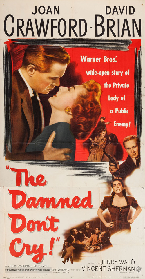 The Damned Don&#039;t Cry - Movie Poster