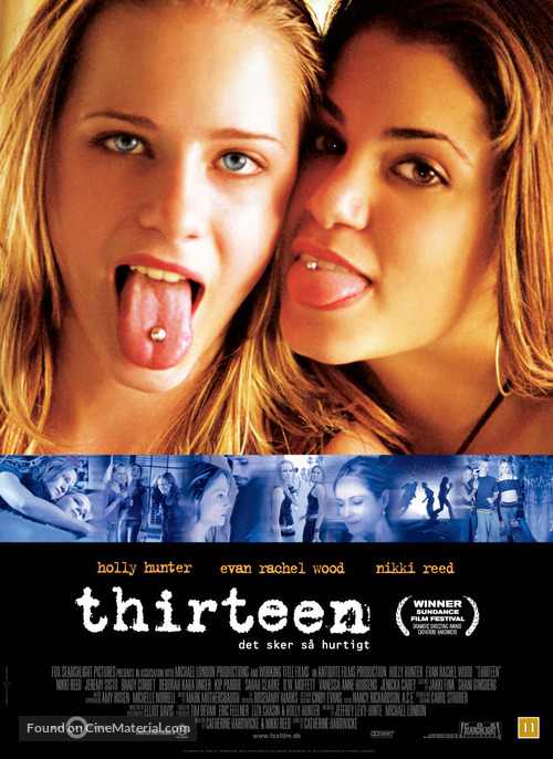 Thirteen - Danish Movie Poster