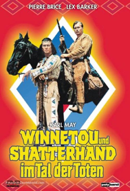 Winnetou und Shatterhand im Tal der Toten - German DVD movie cover