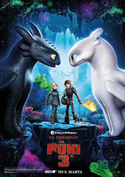 How to Train Your Dragon: The Hidden World - Latvian Movie Poster
