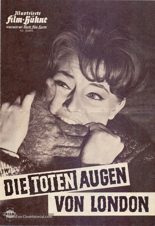 Die toten Augen von London - German poster