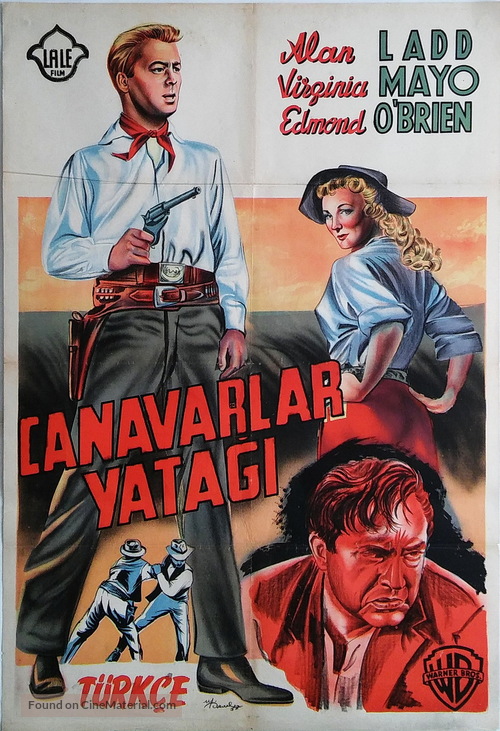 The Big Land - Turkish Movie Poster