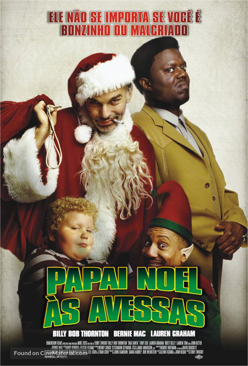 Bad Santa - Brazilian Movie Poster