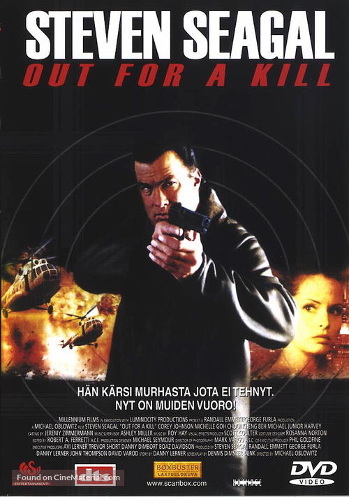 Out For A Kill - Finnish Movie Cover