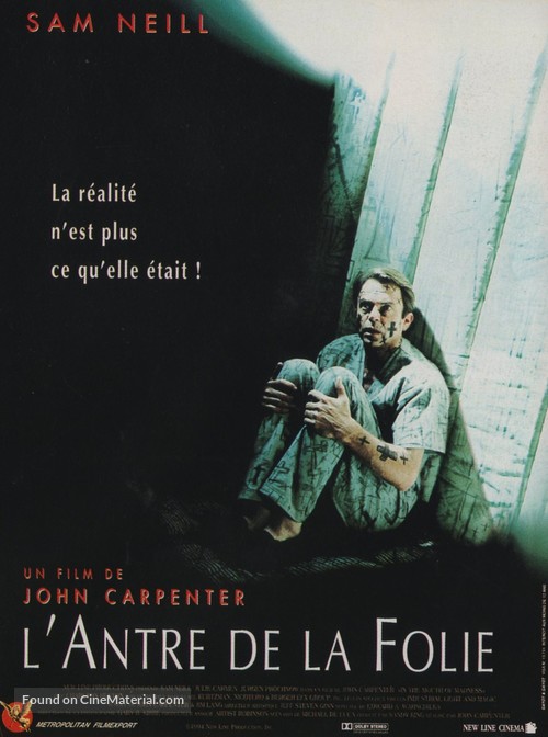 In the Mouth of Madness - French Movie Poster