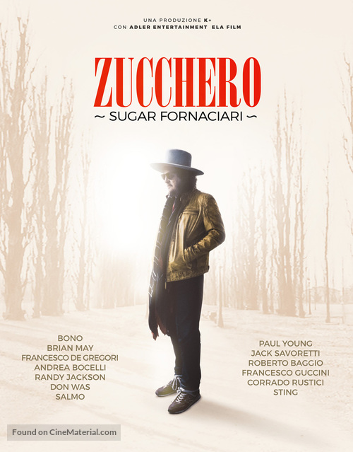 Zucchero Sugar Fornaciari - Italian Movie Poster