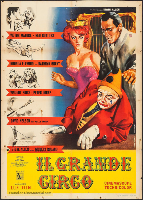 The Big Circus - Italian Movie Poster