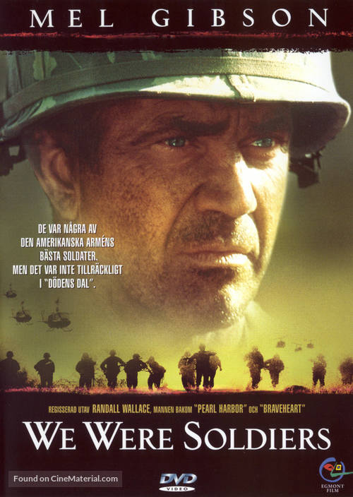 We Were Soldiers - Swedish DVD movie cover