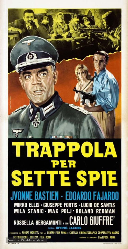 Trappola per sette spie - Italian Movie Poster