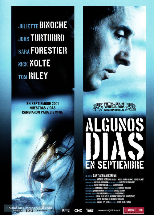 Quelques jours en septembre - Spanish Movie Cover