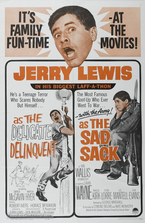 The Sad Sack - Combo movie poster