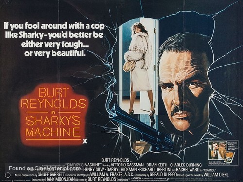 Sharky&#039;s Machine - British Movie Poster
