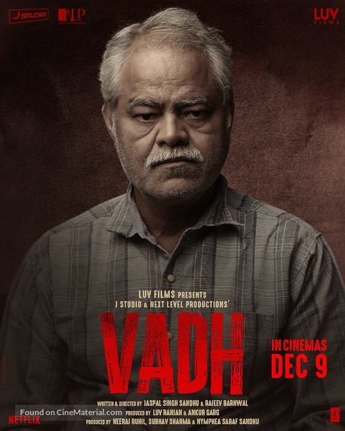 Vadh - Indian Movie Poster