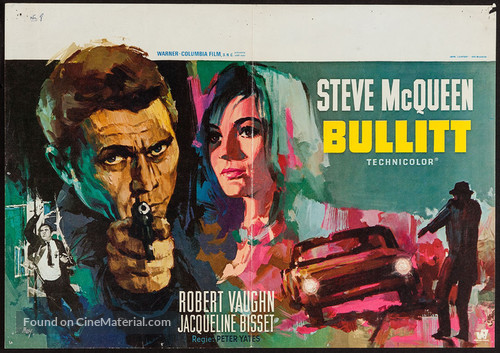 Bullitt - Belgian Movie Poster