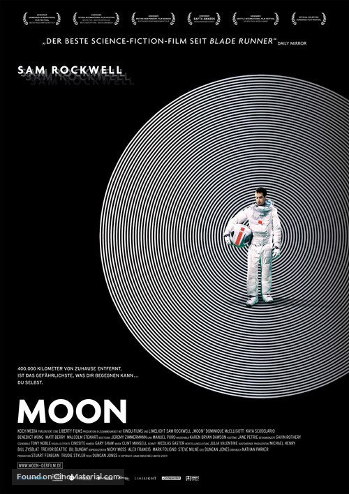 Moon (2009) German movie poster