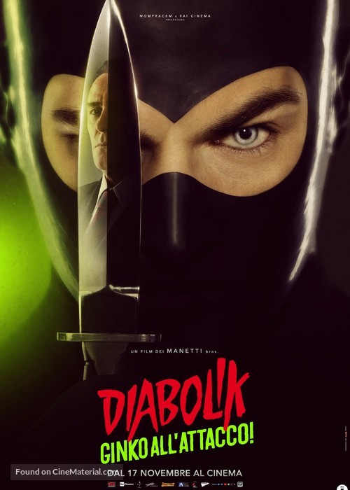 Diabolik - Ginko all&#039;attacco! - Italian Movie Poster