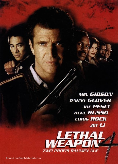 Lethal Weapon 4 - German DVD movie cover