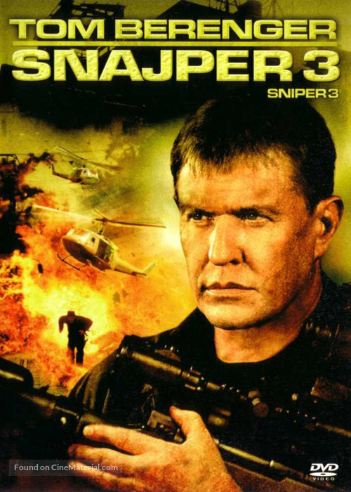 Sniper 3 - Croatian DVD movie cover