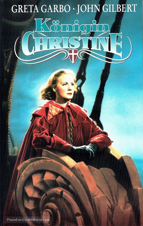Queen Christina - German VHS movie cover