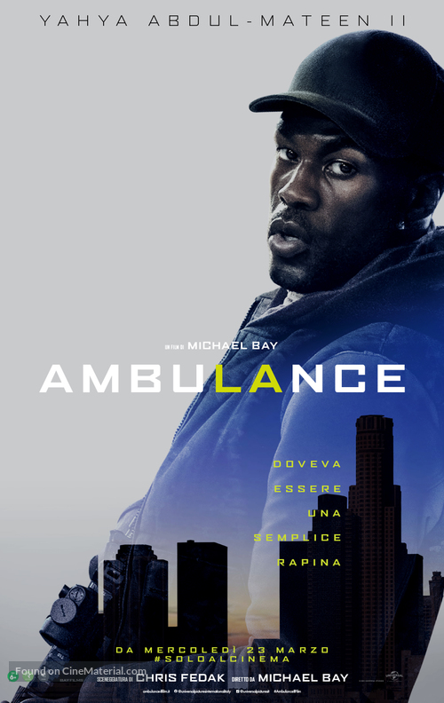 Ambulance - Italian Movie Poster