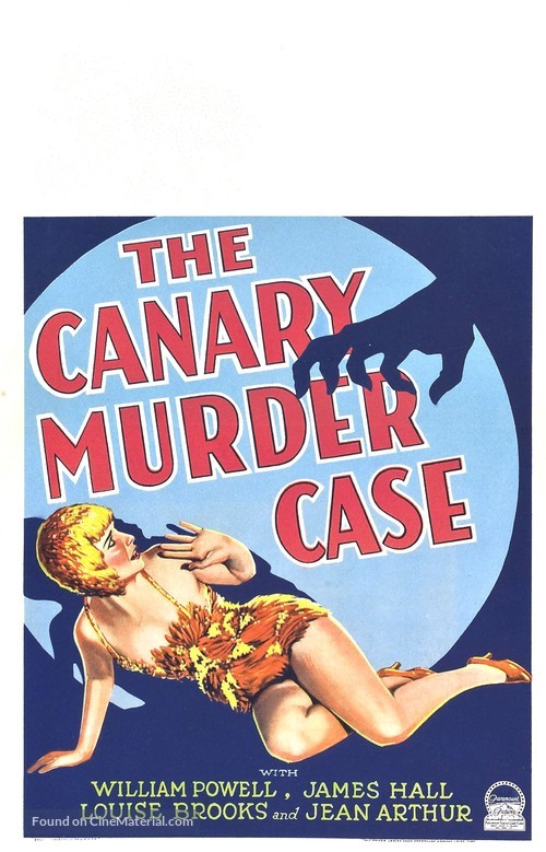 The Canary Murder Case - Movie Poster