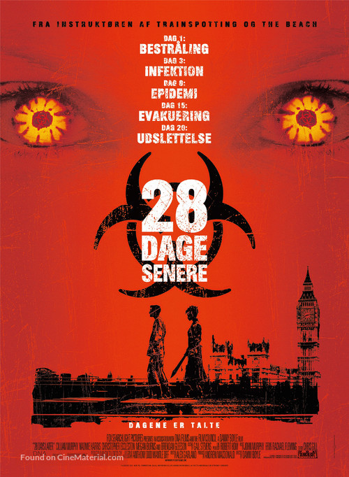 28 Days Later... - Danish Movie Poster