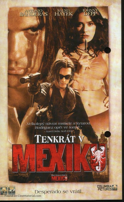 Once Upon A Time In Mexico - Czech VHS movie cover