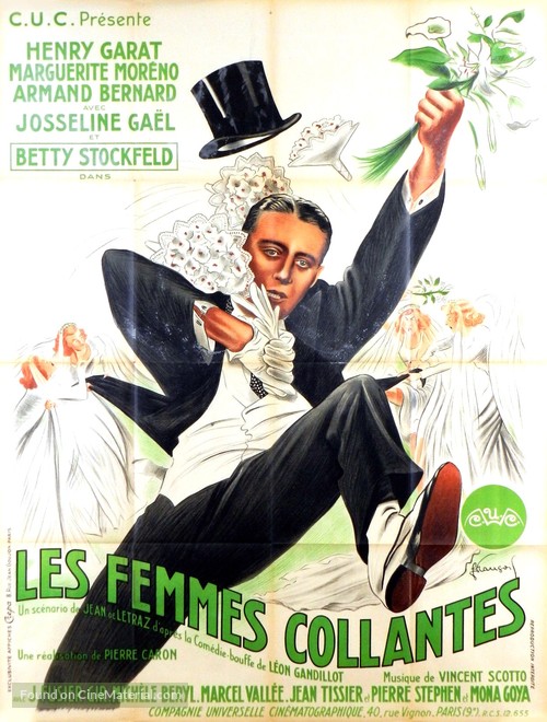 Les femmes collantes - French Movie Poster