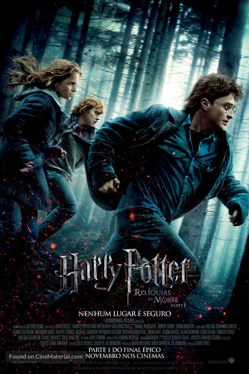 Harry Potter and the Deathly Hallows - Part 1 - Brazilian Movie Poster