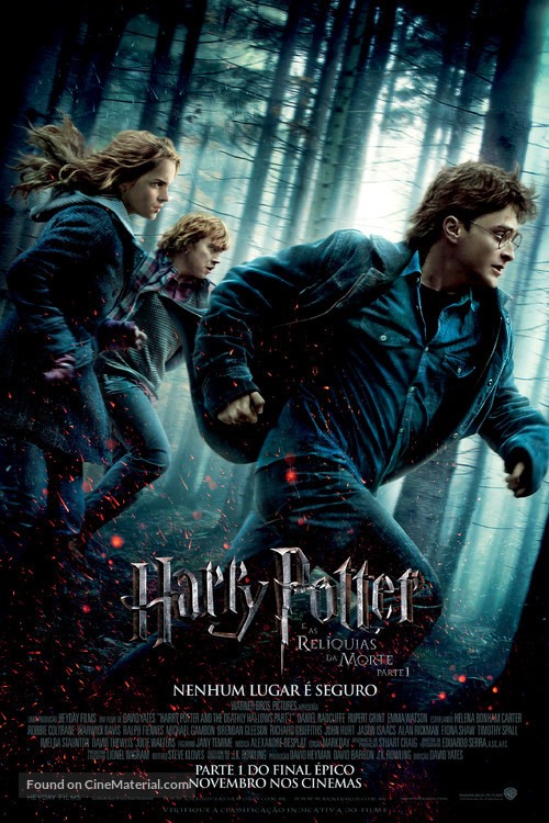 Harry Potter and the Deathly Hallows: Part I - Brazilian Movie Poster