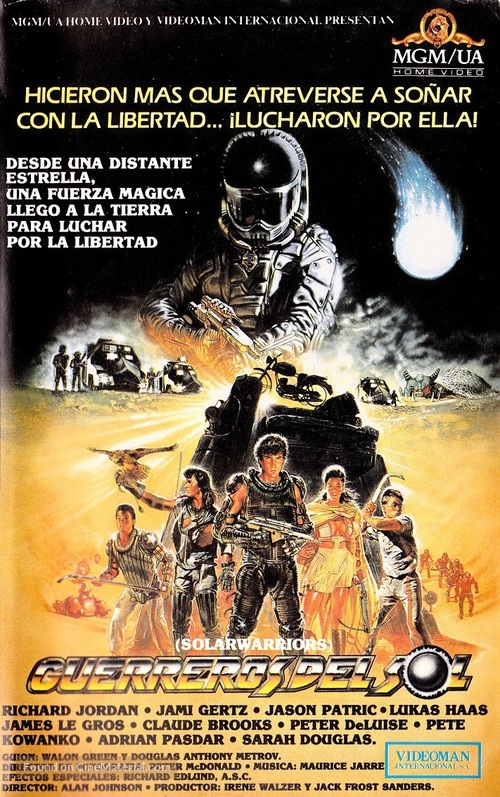 Solarbabies - Spanish VHS movie cover