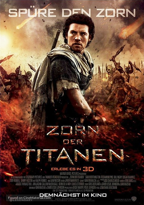 Wrath of the Titans - German Movie Poster