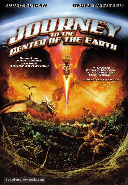 Journey to the Center of the Earth - DVD movie cover