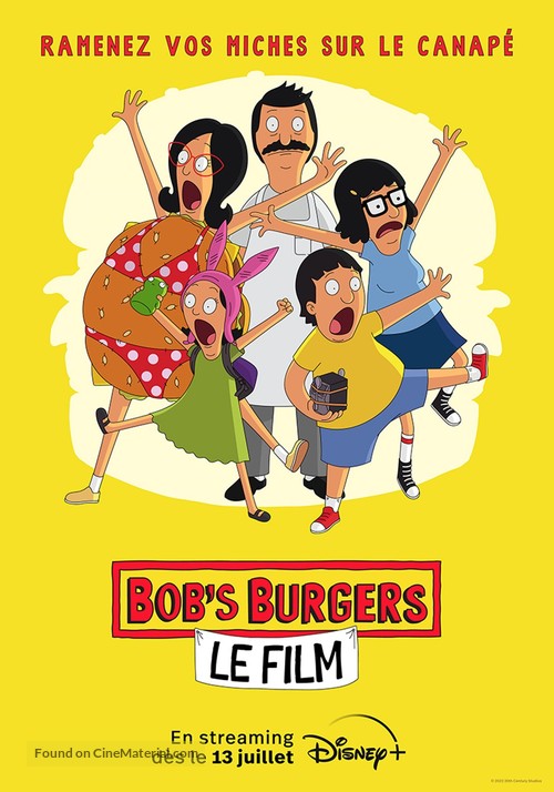 The Bob&#039;s Burgers Movie - French Movie Poster