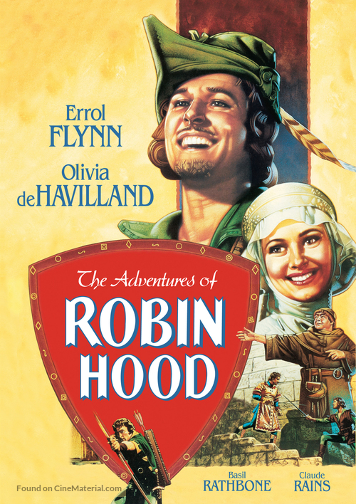 The Adventures of Robin Hood - DVD movie cover