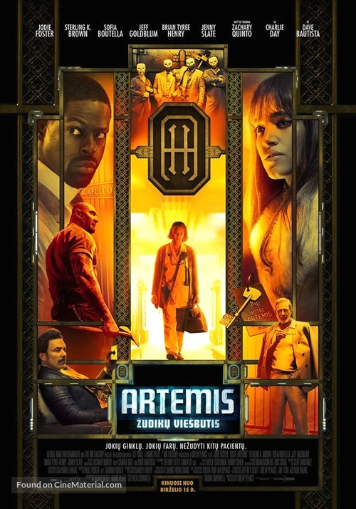 Hotel Artemis - Lithuanian Movie Poster