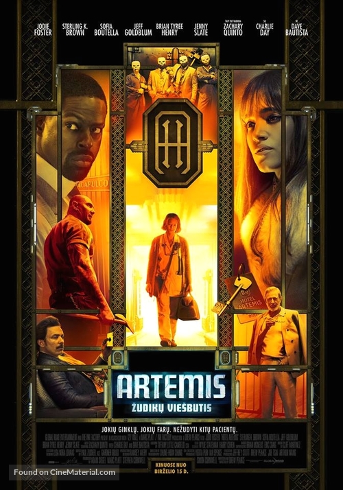 Hotel Artemis - Lithuanian Movie Poster