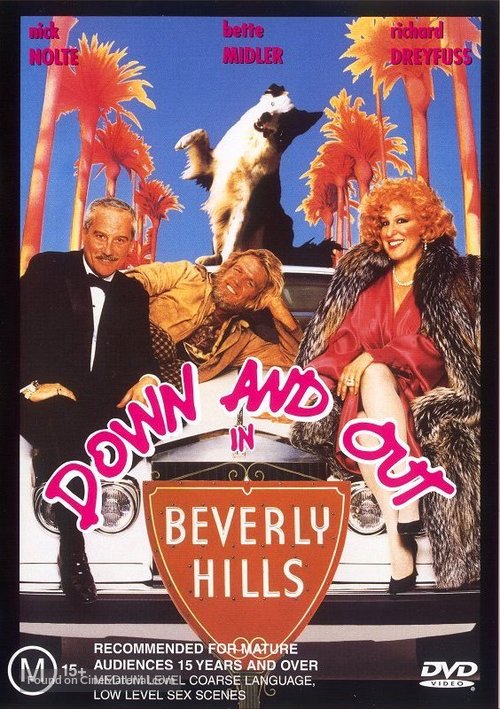Down and Out in Beverly Hills - Australian DVD movie cover