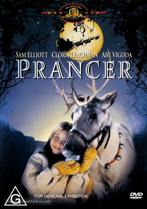 Prancer - Australian DVD movie cover