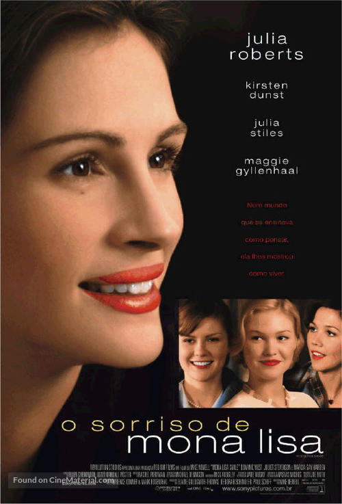 Mona Lisa Smile - Brazilian Movie Poster