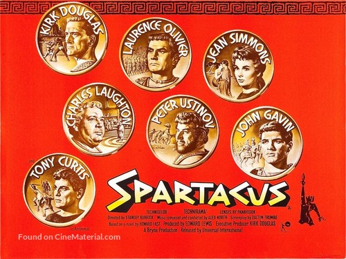 Spartacus - British Movie Poster