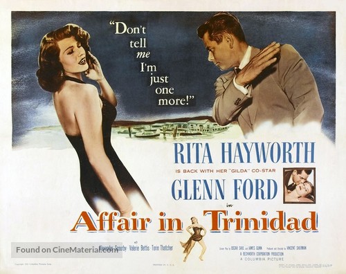 Affair in Trinidad - Movie Poster