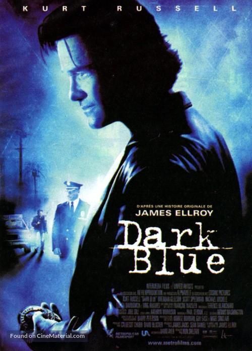 Dark Blue - French Movie Poster