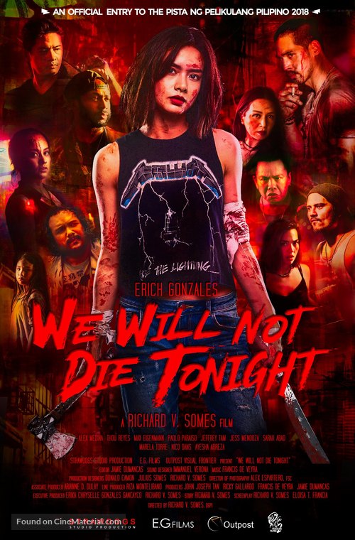 We Will Not Die Tonight - Philippine Movie Poster