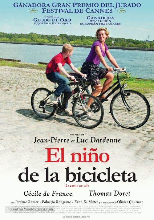 Le gamin au v&eacute;lo - Uruguayan Movie Poster