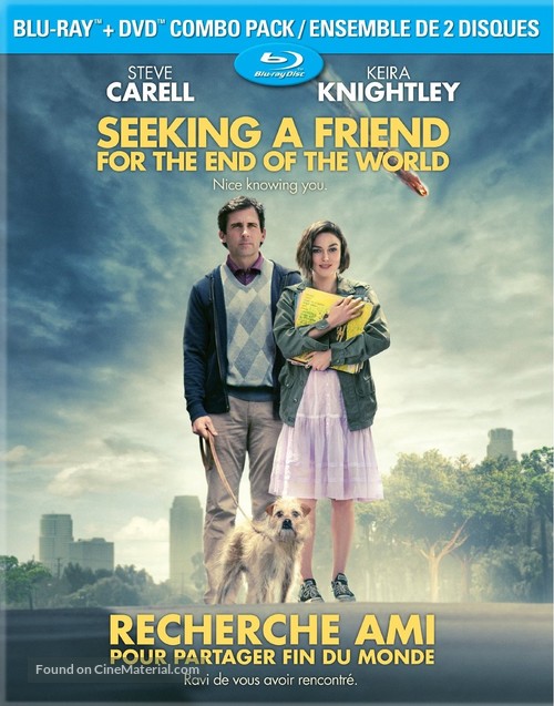 Seeking a Friend for the End of the World - Canadian Blu-Ray movie cover