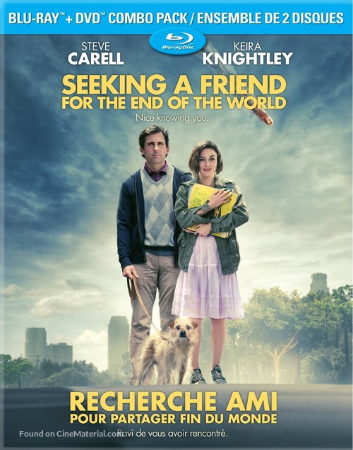 Seeking a Friend for the End of the World - Canadian Blu-Ray movie cover