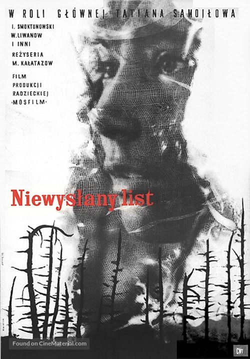 Neotpravlennoye pismo - Polish Movie Poster