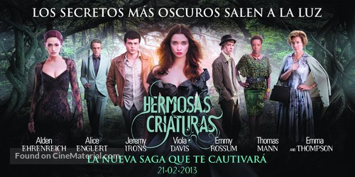 Beautiful Creatures - Costa Rican Movie Poster